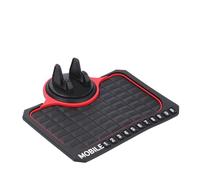 Bohany Support de téléphone avec tapis antidérapant pour voiture, tapis de tableau de bord antidérapant pour voiture,Tapis de tableau de bord pivotant multifonction à 360 degrés | Tapis de téléphone