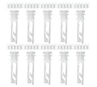 Bohany Tige De Remplacement pour Stores Verticales | 10 Ensembles Tige Porteuse Blanche pour Store Vertical,Remplacement Porte-embase pour Stores - pour Hôtel Bureau Salon Chambre Magasin Maison