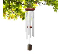 Bohany Tubes en aluminium pour carillons éoliens - 66 cm - Atmosphère zen - Carillon éolien en tubes d'aluminium - Carillon à vent rétro en métal à suspendre - Pour jardin, balcon, terrasse, cour