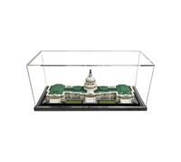 BoHeart Lego 21030 Vitrine en acrylique pour modèle Stitch Boîte de présentation anti-poussière Taille : 50 x 20 x 20 cm (modèle non inclus) (base noire)