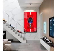 BoHeart Panneau mural en acrylique pour Lego 42143 Racing, compatible avec 42143 (panneau mural uniquement, sans modèle) (style C)