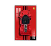 BoHeart Panneau mural en acrylique pour Lego 42143 Racing, compatible avec 42143 (panneau mural uniquement, sans modèle) (style C)