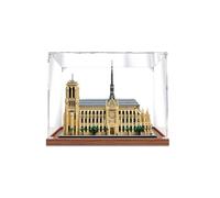 BoHeart Présentoir en acrylique pour Lego 21061 pour modèle Notr/e-Dam/e de Pari/s - Boîte de présentation anti-poussière - Dimensions : 45 x 25 x 35 cm (modèle non inclus) - Version classique -