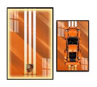 BoHeart Support mural pour modèle LEGO Technic Pors-che 911 G-T3 R-S 42056 - Idées cadeaux pour adultes (sans modèle) (B)