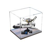 BoHeart Vitrine en acrylique pour Lego 10283 pour modèle de navette spatiale, boîte de présentation anti-poussière, dimensions : 60 x 40 x 40 cm (modèle non inclus) (couleur noyer)
