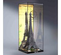 BoHeart Vitrine en acrylique pour Lego 10307 Paris Tour Eiffel, personnalisée, transparente et résistante à la poussière, dimensions : 60 x 60 x 155 cm (modèle non inclus)