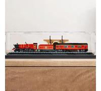 BoHeart Vitrine en acrylique pour Lego 76405 pour modèle de train, boîte de présentation anti-poussière, taille : 120 x 25 x 30 cm (modèle non inclus) (3 mm)