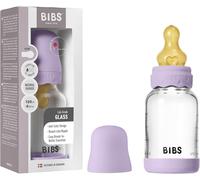 Boheme Baby Glass Bottle Anti-Colic Round Natural Rubber Latex Tip Promotes Natural Breastfeeding-Sky Purple.[X22]
