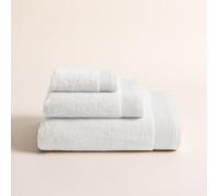 BOHEME Harmony Lot de 3 serviettes blanches avec grande serviette de bain | Comprend 1 (30 x 50 cm), 1 (50 x 100 cm) et 1 (100 x 150 cm). 100 % coton Zero Twist 600 g/m². Doux et absorbant.