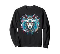 Bohème Loup Mandala Esprit Animal Indigène Hippie Sweatshirt