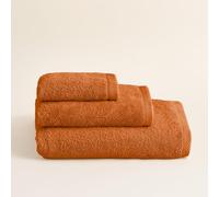 BOHEME Serenity Ginger Lot de 3 grandes serviettes de bain | Comprend 1 (30 x 50 cm), 1 (50 x 100 cm) et 1 (100 x 150 cm). 100 % coton peigné. Doux et absorbant.
