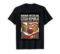 Bohême Suisse République Tchèque Parc National T-Shirt