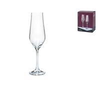 Bohemia 6 Flûtes Tulipa En Verre Sonore, Effet Optique, Transparent, CL