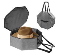 Bohemia BY Boîte à chapeaux empilables, pliables, avec poignée, gain de place, voyage et rangement