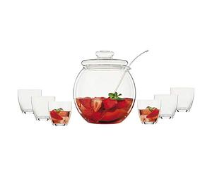 Bohemia Cristal 071-66015 Punch Set Libera 4,5liter, Cadeau (1 pièce)