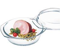Simax Bol en Verre Rond avec Couvercle Forme de Four Verre Borosilicate