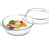 BOHEMIA CRISTAL Bol rond avec couvercle plat 2 litres