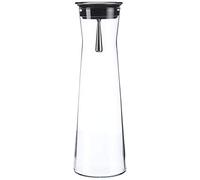 Bohemia Cristal Indis 093 006 Carafe en Verre avec Bec verseur Pratique 1100 ML Acier Inoxydable