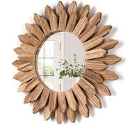 Bohemia Decorative Wall Mirrors For Home, Bedroom And Living Room, Gifts For Wall Decoration, Round Wall Mirror With Wooden Frame