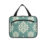 Bohemia India Vine Scroll Sac de voyage à suspendre avec crochet, sac fourre-tout lavable pour voyage, essentiels, toilettes, bolsa para guardar maquillaje L
