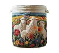 Bohemia Laundry Basket, Soft Foldable Hamper Build, Large Fabric Baskets Sturdy Handles, Laundries Storage with Lightweight Design, Home Organizer with Breathable Material Compact Usage