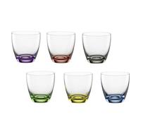 Bohemia Lot de 6 gobelets Viva Colori Verre à boire en cristal 300ml
