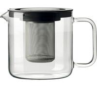 Bohemia Pot avec passoire en acier inoxydable et couvercle en plastique Théière 1.3l