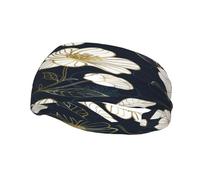 Bohemian Line Art Design Léger Luxe Mode Sport Décoration Bandeau Résistant à la Sueur Bandeau Cheveux Respirant Évacuation de la transpiration Équipement Fitness Bandeaux pour Femme Homme