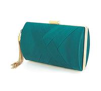 Bohend Moda Pochette Mariage nappe borsetta Club per feste di matrimonio Uso quotidiano Pochette da donna(bleu)