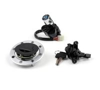 BOHHO Contacteur d'Allumage pour Suzuki GSF600 GSF1200 pour Bandit pour Artudatech Interrupteur D'allumage Serrure Et Bouchon Gaz De Carburant Jeu Clés Serrure d'Allumage