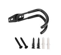 BOHHO White Hanging Shelf Multi- Function Tool Hook, Heavy Duty Garage Storage Utility Hooks, Hanging Hooks Wall Organizers for Power Tools, Ladders, Cable, Hammer, Screwdriver White Pegboard