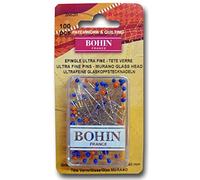 Bohin 26620 épingles à aiguiser Ultra Fine - 36 x 0,40 mm (1 3/8 "en Acier nickelé