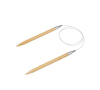 Bohin Aiguilles circulaires en bambou 78,7 cm 5,5, argent, une