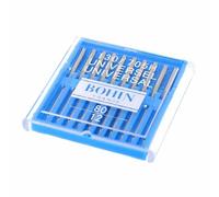 Bohin Aiguilles Machine à Coudre Taille 80-12, Acier Argenté, Lot de 10