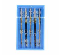 Generique – Aiguilles machine Bohin Titane Argent Jeans (90-100) – 5 aiguilles