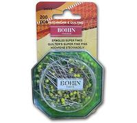 Bohin - Assortiment (35 x 0.55mm) Tête de Verre Extra Fin Épingles - 200 Pièces
