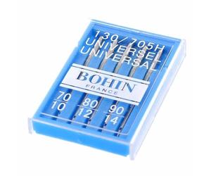 Bohin Assortiment d'aiguilles machine à coudre, 5 unités, tailles 70-90