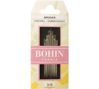 Bohin - Assortment No.3-9 Crewel Needles - 15 Needles
