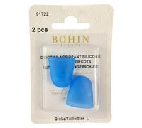 Bohin - Bleu (Grande) Caoutchouc Dé à Coudre - 2 Pièces