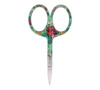 Bohin BO99052 Ciseaux Motif Floral pour projets de Broderie et d'artisanat, Acier, Vert, 9 cm