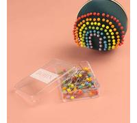 Bohin - Bohin Arc-en-ciel (30x0.60mm) Tête de Verre Épingles - 80 Pièces