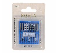 Bohin Machine Aiguilles, Argent, 70-90, Set de 10 Pièces