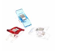 Bohin - Bohin Plastique Bleu/Rouge/Blanc (Petite) Wonder Clips - 12 Pièces