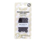 Bohin - Bohin Plastique Brun (13mm) Boutons-Pression - 8 Pièces