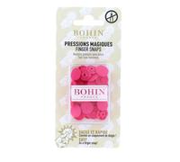 Bohin - Bohin Plastique Fuchsia (13mm) Boutons-Pression - 8 Pièces