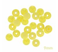 Bohin - Bohin Plastique Jaune (9mm) Boutons-Pression - 8 Pièces
