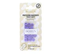 Bohin - Bohin Plastique Mauve (9mm) Boutons-Pression - 8 Pièces