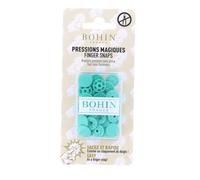 Bohin - Bohin Plastique Menthe Vert (13mm) Boutons-Pression - 8 Pièces