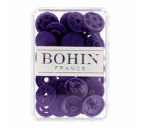 Bohin - Bohin Plastique Pourpre (13mm) Boutons-Pression - 8 Pièces