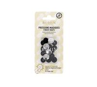Bohin Boutons Pressions métal sans Pince 14mm argenté